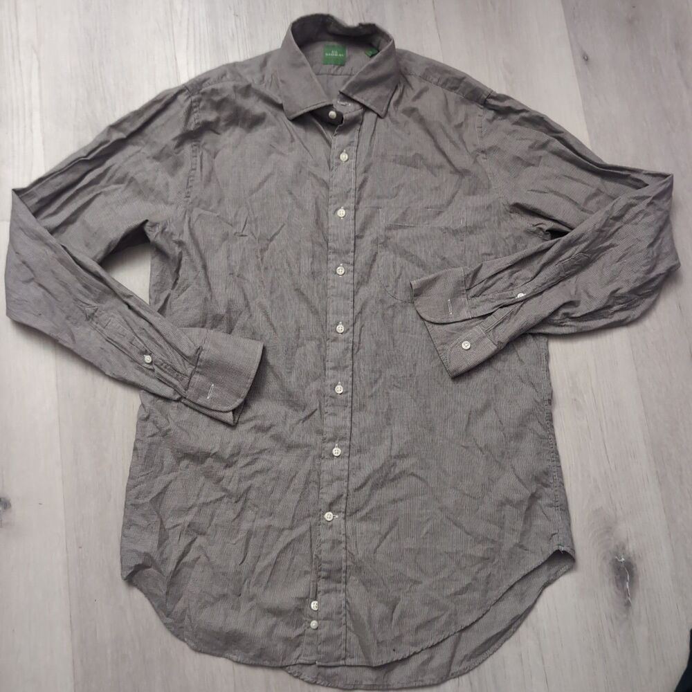 Sid Mashburn Shirt Mens Size Medium Collared Long Sleeve